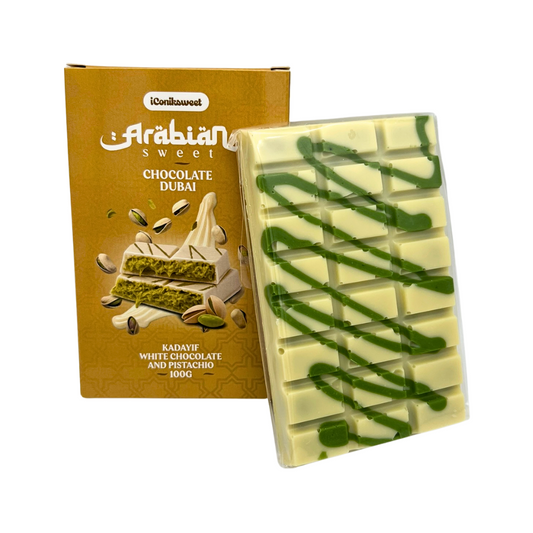 Dubai Chocoladereep Witte chocolade - Dubai vulling